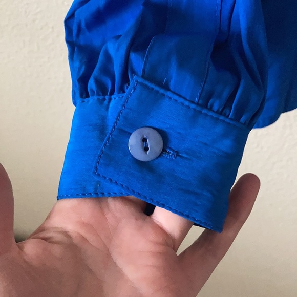 Vintage 90s Rainbow Striped Union Deadstock Unisex Button Up Pride Size 12 - Picture 9 of 14